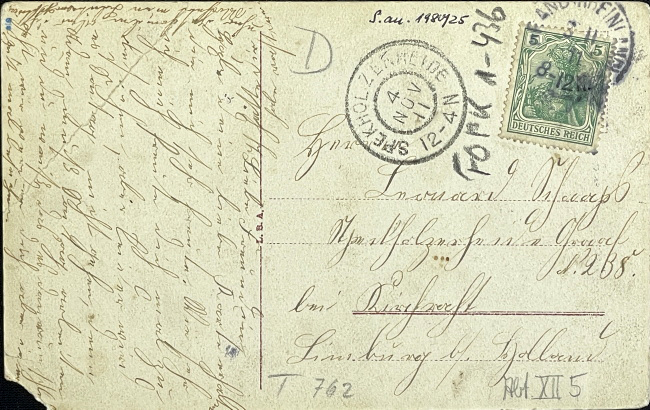 Sanatorium L&uuml;tticher Stra&szlig;e 1911